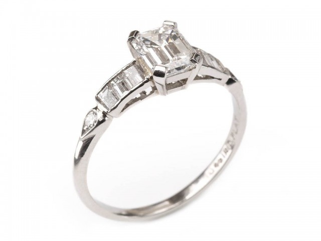 Vintage 1.01ct Diamond Ring